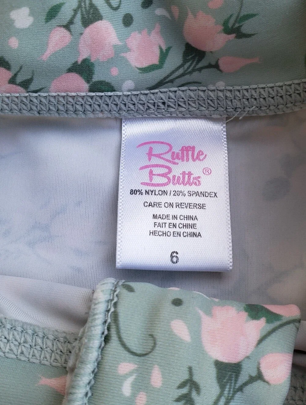 Ruffle Butts Rashguard Shirt - Picture 4 of 4